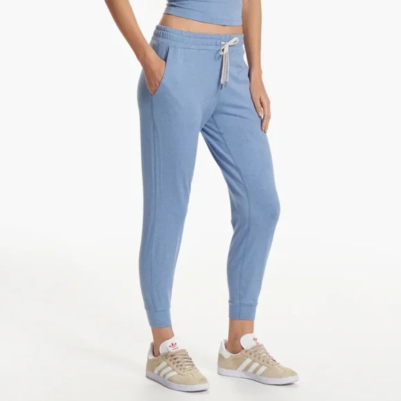 Vuori Performance Jogger in Isle Blue Heather Size: X-Small - Picture 1 of 8